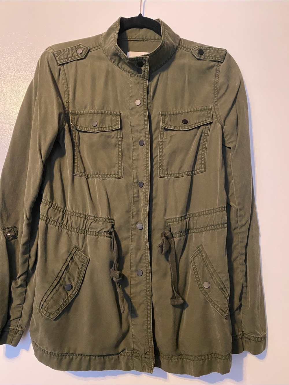 Women's Olive Green Utility Jacket